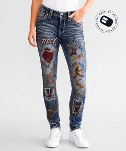 Zihna Mid-Rise Skinny Stretch Jean