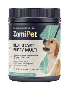 Zamipet Best Start Puppy Multi Chew Supplements 100 Pack 300g