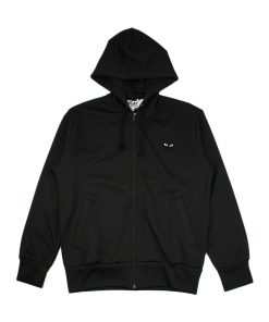 ZIP UP HOODIE WITH LARGE HEART