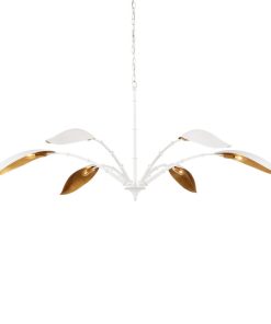 Yuriko Convertible Chandelier  By Tom Caldwell, For Currey and Company
