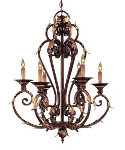 Zaragoza Chandelier  By Metropolitan Lighting