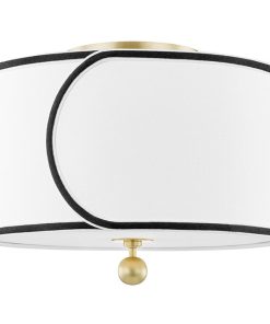 Zara Semi Flush Ceiling Light  By Mitzi