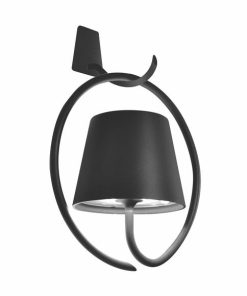 ZAFFERANO Poldina Magnetic Outdoor Wall Sconce with Bracket