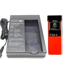 (1 Pack) for HBC FLG-110B D-74564 Battery Charger with (1 Pack) 6V 2100mAh BA213020 Battery for FUB10AA/BA214061/BA213020/BA213030 Battery