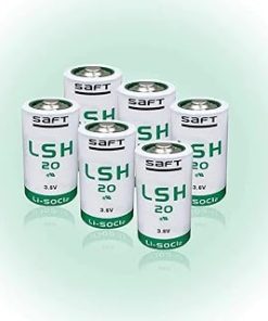 «6 Pack» 13000mAh 3.6V LSH20 Non-Rechargeable Green Lithium Battery for Saft LSH20 Size D 3.6V Lithium Battery