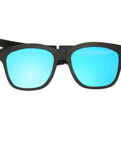 Yunseity Smart Glasses Bluetooth 5.0 Audio Glasses, Anti Eyestrain, UV Bone Conduction Glasses, Built in Noise Canceling Mic Sunglasses for Men Women Kids (Blue)