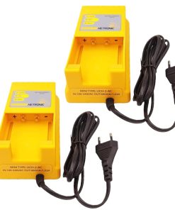 (2 Pack) 100V-240VAC UCH-2-AC 68300900 Battery Charger, Input 90-270VAC Out 460mA/1.03A Charger for Hetronic 68300900 Battery Charger