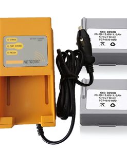 (1 Pack) Hetronic UCH-2 Battery Charger with (2 Pack) 68300900 Battery for Hetronic 68300900 Battery Charger