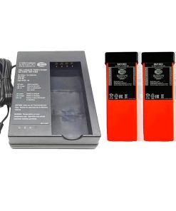 (1 Pack) for HBC FLG-110B D-74564 Battery Charger with (2 Pack) 6V 2100mAh BA213020 Battery for FUB10AA/BA214061/BA213020/BA213030 Battery