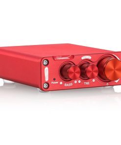 Zhong Mini Digital Power Amplifier Class D Stereo Desktop Audio Amp for Home Stereo Speaker