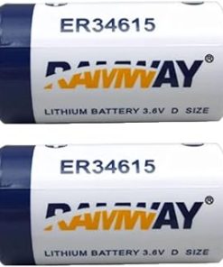 (2 Pack) ER34615 D Cell Lithium Battery 3.6V 1900mAh