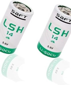 (2 Pack) 3.6V 5800mAh LSH14 Lithium Battery Format C PLC for SAFT LSH14 Battery