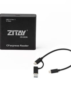 ZITAY CFexpress B Card Reader CFexpess Type B Memory Card Reader USB 3.2 Gen 2 10Gbps Compatible for Thunderbolt 3 USB3.1 and USB 3.0 CFexpress Card Adapter Support Android/Windows/Mac OS/Linux