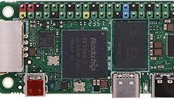 Zero 3E RK3566 4-core CPU SBC, GPU, NPU, HDMI with 1080P Output, and Gigabit Ethernet Single Board Computer (Radxa Zero 3E 4GB with GPIO)