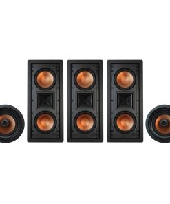 Klipsch 5.0 in-Wall System with 3 R-5502W II, 2 CDT-5800C II