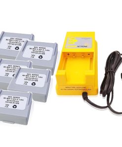 (1 Pack) 100V-240VAC UCH-2-AC 68300900 Battery Charger with (5 Pack) 68300900 Rechargeable Battery for Hetronic 68300900 Battery