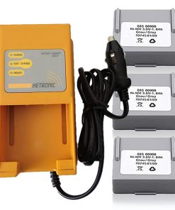 (1 Pack) Hetronic UCH-2 Battery Charger with (3 Pack) 68300900 Battery for Hetronic 68300900 Battery Charger