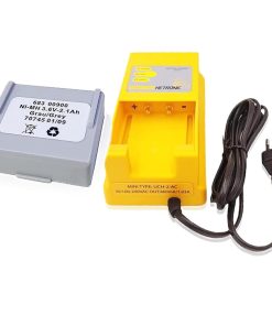 (1 Pack) 100V-240VAC UCH-2-AC 68300900 Battery Charger with (1 Pack) 68300900 Rechargeable Battery for Hetronic 68300900 Battery