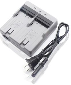«1 Pack» 100-240V CDC77 Dual Battery Charger for BDC46, BDC58, BDC70, BDC71,BDC72 Battery for Top-con GM-52 Total Station for Sok-kia GPS Total Station