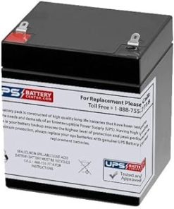 Zeus PC5-12F1 12V 5Ah Sealed Lead Acid - AGM - VRLA Replacement Battery