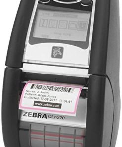 Zebra QN2-AUNA0M00-00 QLN 220 Direct Thermal Mobile Label Printer, Bluetooth and Wi-Fi, Monochrome, 203 dpi, 2.75" H x 3.5" W x 6.5" D