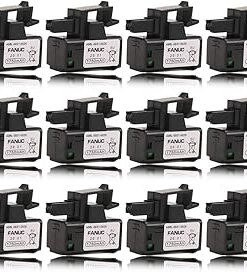 «12 Pack» 3V 1750mAh A98L-0031-0026 PLC Battery for FANUC A02B-0309-K102/A98L-0031-0026 CNC Machine Controler 3P Plug Style
