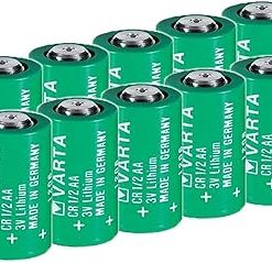 «10 Pack» 3V 950mAh CR1/2AA Non-Rechargeable Lithium Battery for VARTA CR1/2AA Series Battery