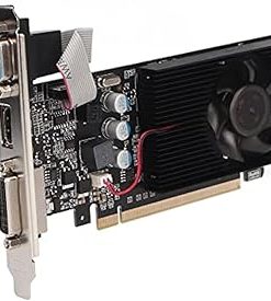 Yunseity Graphics Card, GT610 2GB 64bit DDR3 Gaming Graphics Card, 2560x1600 Resolution, 1000MHZ Core Frequency for HDMI VGA DVI PCI Express x16for Desktop Computer Gaming GPU