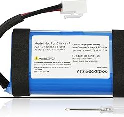 ZTHY SUN-INTE-118 Battery Replacement for JBL Charge 4, Charge 4J, Charge 4BLK, JBLCHARGE4BLUAM Series ID998 IAA011NA 1INR19/66-3 3.7V 37.74Wh 10200mAh (NOT for Charge 4Q