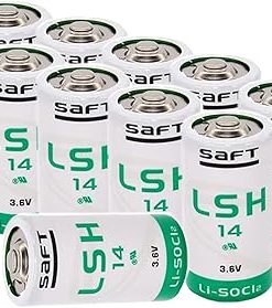(10 Count) 3.6V 5800mAh LSH14 Lithium Battery Replacement for SAFT LSH14 Size C Replaces for LS26500 Battery