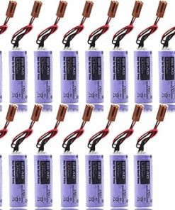 «15 Pack» 3V 1800mAh BR-AG Non-Rechargeable Lithium Battery for BR-AG 3V Battery with Brown Plug