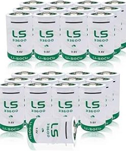 ﹙▷ 25 Pcs ◁﹚LS33600 Battery for Saft LS33600 D Size 3.6V Lithium Thionyl Chloride Battery, 17000mAh