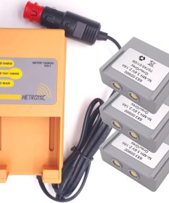 (1*Charger + 3*Battery) 3 Pcs 68300900 3.6V 2100mAh Hetronic Battery with 24V Hetronic 68300900 Battery Charger DC10~30V UCH-2 DC Charger