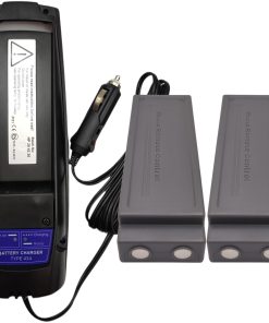 (1 Pack) 24V Battery Charger Type 434 + (2 Pack) Scanreco 592 Batteries for 7.2V Scanreco EEA4291/434 EEA2512/RC400/590/960 Battery