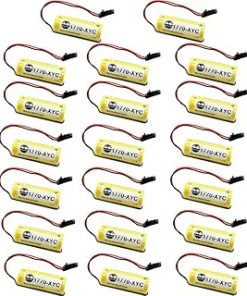 (20-Pack) 1770-XYC 3V 1800mAh Battery for Allen Bradley PLC 1770-XYC/A 1770-XYB Cell Non-Rechargeable