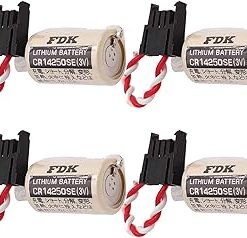 ﹙▷ 4 Pcs ◁﹚CR14250SE 3V Lithium Battery for Sanyo CR14250SE Battery for FDK Lithium Battery CR14250SE, 1747-ba Battery, 1000mAh