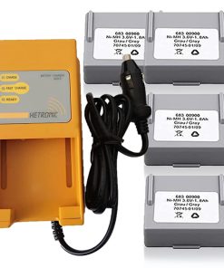 (1 Pack) Hetronic UCH-2 Battery Charger with (4 Pack) 68300900 Battery for Hetronic 68300900 Battery Charger