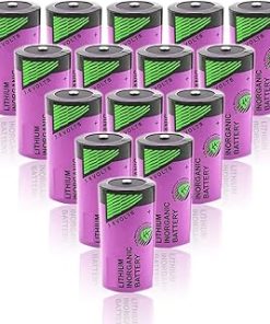 (15 Pack) TL-5920 8.5Ah 3.6V C Non-Rechargable Lithium Battery for Tadiran TL-5920/S (ER26500 / LS26500)