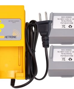 (2 Pack) 3.6V 2100mAh 68300900 hetronic Battery + (1 Pack) hetronic 68300900 Battery Charger uch-2