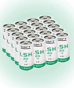 «20 Pack» 13000mAh 3.6V LSH20 Non-Rechargeable Green Lithium Battery for Saft LSH20 Size D 3.6V Lithium Battery