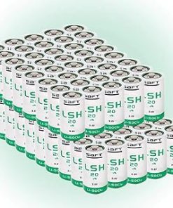 «90 Pack» 13000mAh 3.6V LSH20 Non-Rechargeable Green Lithium Battery for Saft LSH20 Size D 3.6V Lithium Battery