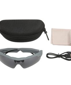 Zopsc Audio Sunglasses, Open Ear Headphones Music Polarized Sunglasses Voice Controlled and Comfortable Wearable for Riding, for Drive and for Running