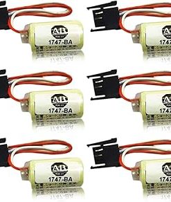 «6 Pack» 3V 1000mAh 1747-BA/1769-BA CR14250SE Non-Rechargeable Lithium Battery for 1747-BA, 1769-BA 3V A-B PLC Battery