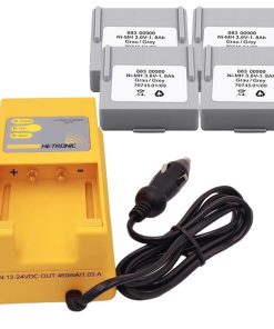 (1 Charger+4 Battery) Hetronic UCH-2 Battery Charger and Battery for Hetronic 68300900 Battery Charger