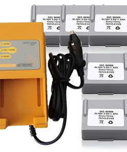 (1 Pack) Hetronic UCH-2 Battery Charger with (5 Pack) 68300900 Battery for Hetronic 68300900 Battery Charger