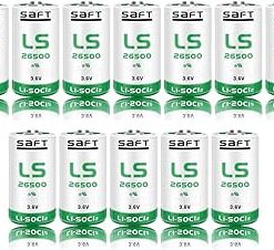 (12 Pack) 7700mAh 3.6V LS26500 Lithium Battery for SAFT LS26500 C Size 3.6V Lithium Thionyl Chloride Battery