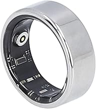 Yunseity Smart Ring, Health Activity, IP68 Waterproof Heart Rate Monitor Sleep Recorder, 5-7 Days Battery Life Bluetooth Fitness Rings for Men Women (#10)