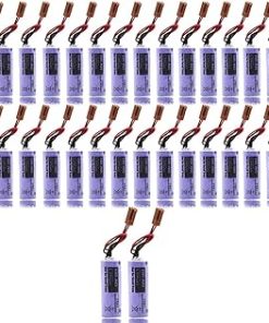 «30 Pack» 3V 1800mAh BR-AG Non-Rechargeable Lithium Battery for BR-AG 3V Battery with Brown Plug