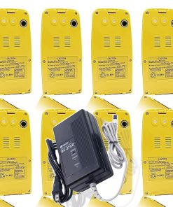 (1 Pack) 230V BC-27CR 3 Pin Plug Battery Charger with (8 Pack) 7.2V 2700mAh BT-52QA Battery for TOP-CON Total Station BT-50Q and BT-52QA Batteries