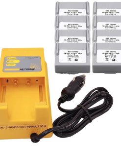 (1 Charger+8 Battery) Hetronic UCH-2 Battery Charger and Battery for Hetronic 68300900 Battery Charger